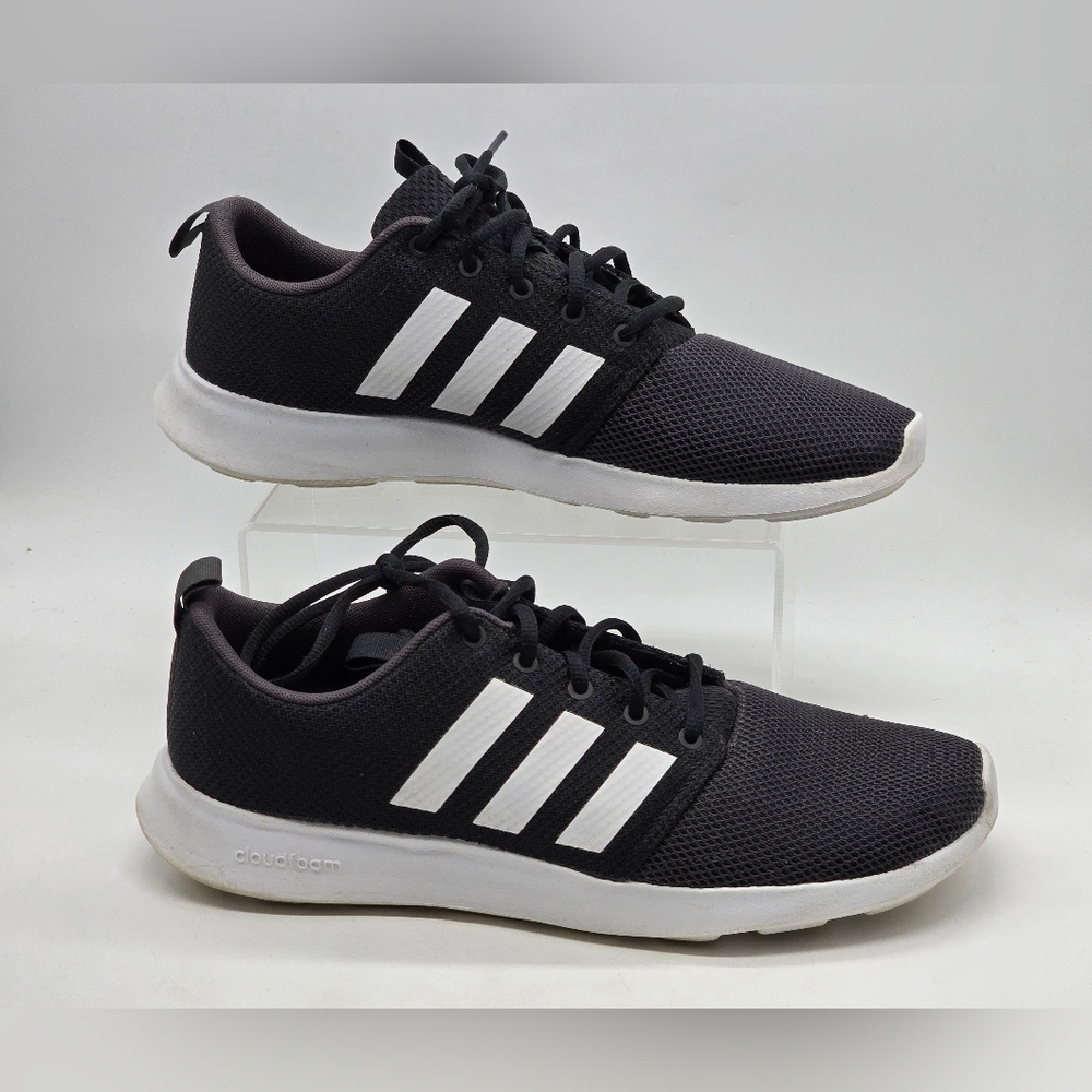 Adidas Cloudfoam Mens Running Shoes Black Sneakers SHD 675005 Size 10